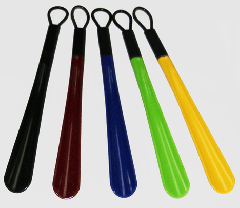 18'' Plastic Shoe Horn with Loop