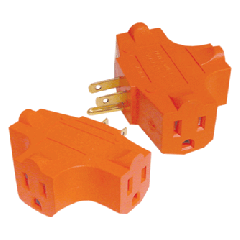 3-WAY OUTDOOR ADAPTOR W/UL LISTING