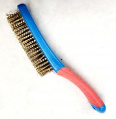6" Copper Brush w/ Non Slip Handle
