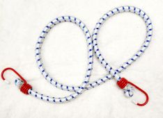 2pc 48" x 12mm Bungee Cord W/ pvc coated Hooks