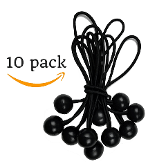 10PC 9'' BALL BUNGEE