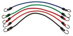 10-PC "PURE-VIRGIN RUBBER" MINI BUNGEE CORD PACK