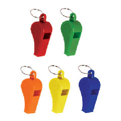 100 PIECE PLASTIC WHISTLE PACK