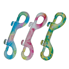 3 1/2" DOUBLE END TIE DYE SWIVEL SNAP