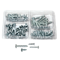 95 PIECE SHEET METAL ZINC PLATED SCREW SET