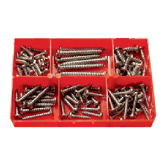 100 PIECE SHEET METAL SCREW SET