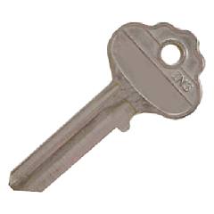 100 PIECE SILVER KEY BLANK PACK