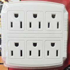 3" X 5" 6 OUTLET ELECTRICAL BOX