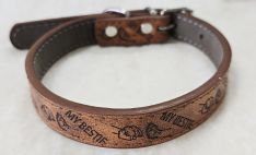 18" Soft Leather Collar